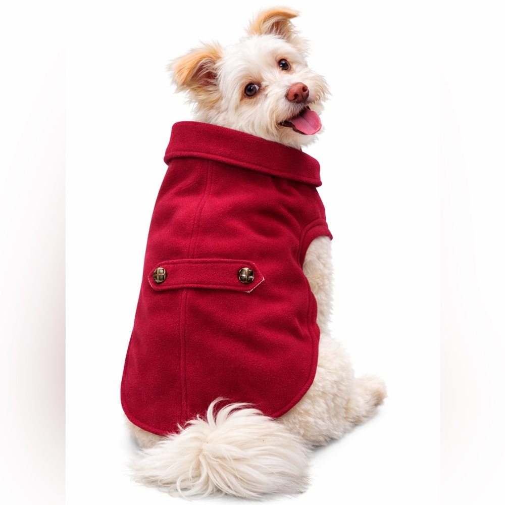 Livelovebark Red Dog Coat